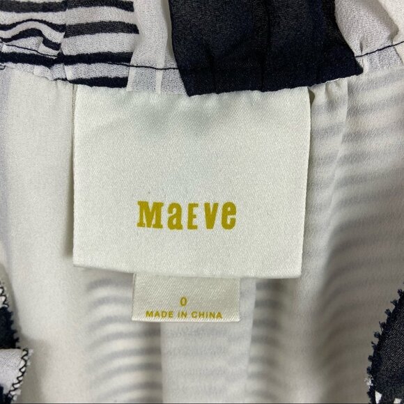 Anthropologie Channeled Polka Dot‎ Silky Striped Maxi Dress Size 0 Bohemian Boho - Picture 4 of 14